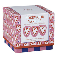 Load image into Gallery viewer, Hearts Ceramic Candle - Rosewood Vanilla