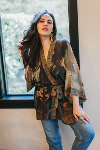 'Heartwork' Kimono with Belt - Market of Stars