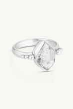 Load image into Gallery viewer, Herkimer Diamond Silver Ring - ToniMay