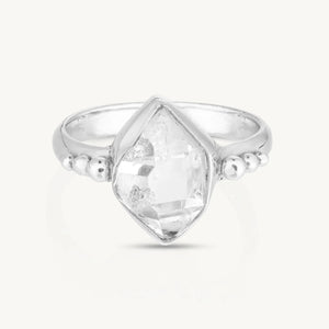 Herkimer Diamond Silver Ring - ToniMay