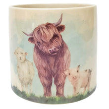 Load image into Gallery viewer, Highland Cow &amp; Friends Planter