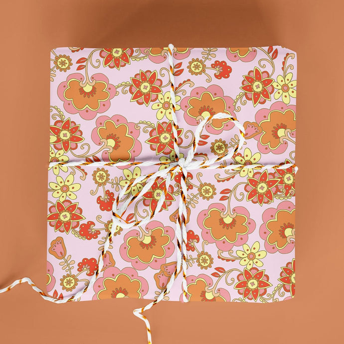 Hip Floral Wrap - Single Sheet
