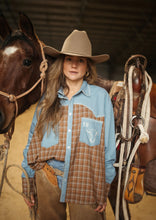 Load image into Gallery viewer, Homestead Check Texas Yoke Shirt - Farmer By Whitney