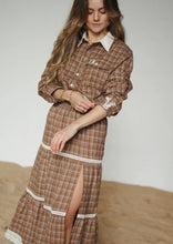 Load image into Gallery viewer, Homestead Check Tiered Skirt - Farmer By Whitney