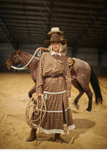 Load image into Gallery viewer, Homestead Check Tiered Skirt - Farmer By Whitney