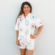 Load image into Gallery viewer, "Kirra" Top in Honeycomb Bee Print - Palm Cove