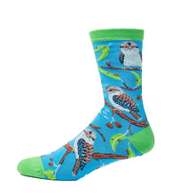 Load image into Gallery viewer, 'Hoohoohahahahaha!' Kookaburra Socks - Womens