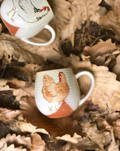 'Jen' Chicken Hug Me Mug - Robert Gordon x Emogen Clark