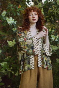 'I Dream in Flowers' Pixie Cropped Kimono - Market of Stars