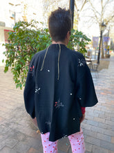 Load image into Gallery viewer, Black/Cream/Red Authentic Japanese Kimono
