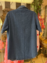 Load image into Gallery viewer, Dark Denim Shirt dress - By Frankie