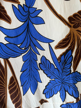 Load image into Gallery viewer, Chocolate/Blue Palm Maxi dress - By Frankie