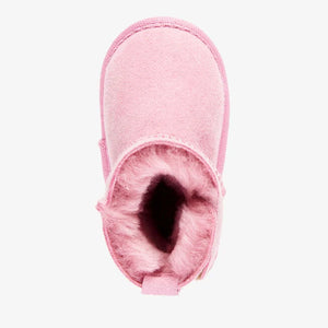 Orchid Pink Platinum Sheepskin Baby Bootie - EMU Australia