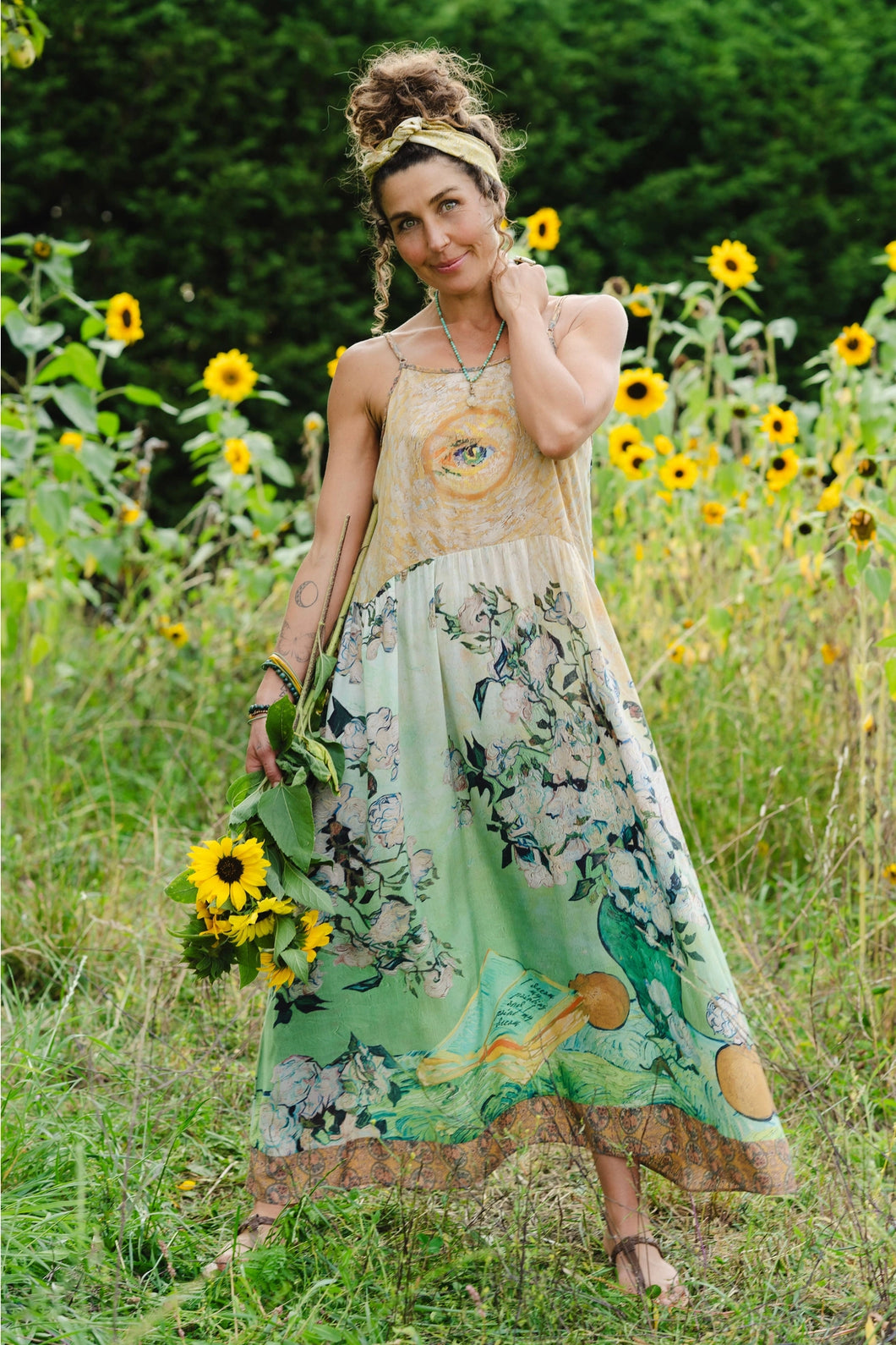'I Paint My Dream' Bohéme Slip Dress - Market of Stars