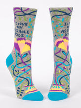 Load image into Gallery viewer, &#39;I Love My Asshole Kids&#39; Women&#39;s Socks