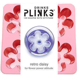 Retro Daisy Pink Ice Cube Tray