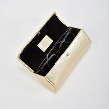 Load image into Gallery viewer, Gold Idol Metallic Glasses Case - Cobb &amp; Co
