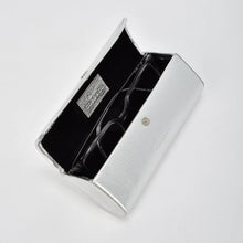 Load image into Gallery viewer, Silver Idol Metallic Glasses Case - Cobb &amp; Co