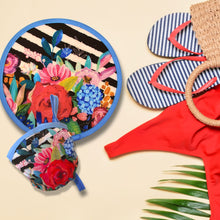 Load image into Gallery viewer, Purse Size Twist Fan - Inflorescence