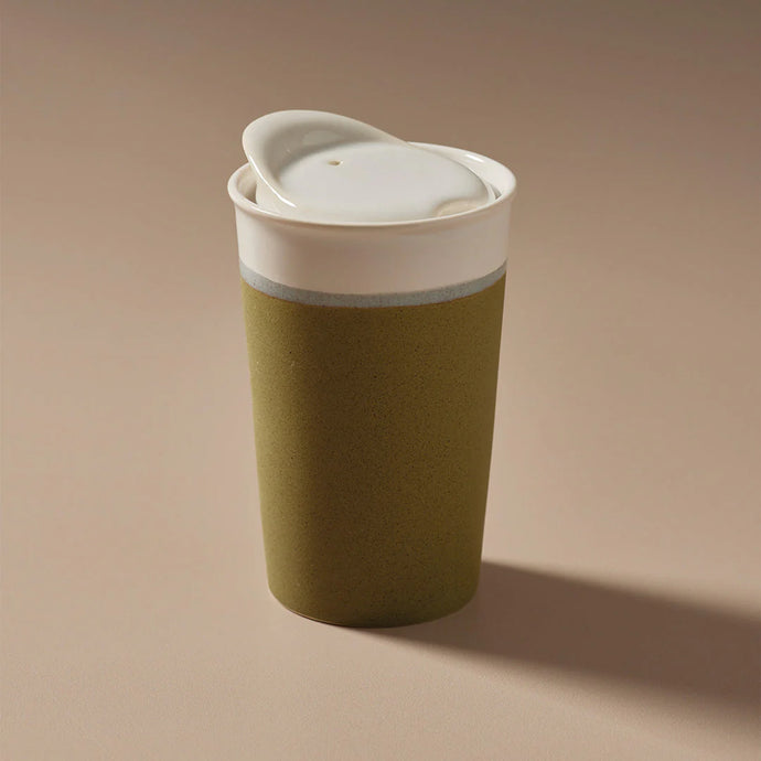 Sprout Green Ceramic Keep Cup