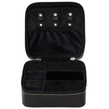 Load image into Gallery viewer, Jewellery Box Black &amp; White Tooled Cowhide