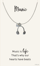 Load image into Gallery viewer, &#39;Music is Life...&#39; Jewellery Card