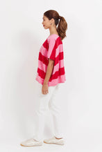 Load image into Gallery viewer, Garnet Jardin Stripe T-Shirt OSFA