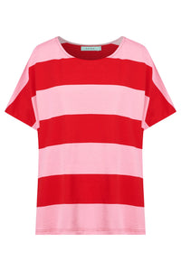 Garnet Jardin Stripe T-Shirt OSFA