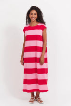 Load image into Gallery viewer, Garnet Jardin Stripe T-Shirt Dress