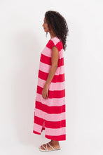 Load image into Gallery viewer, Garnet Jardin Stripe T-Shirt Dress