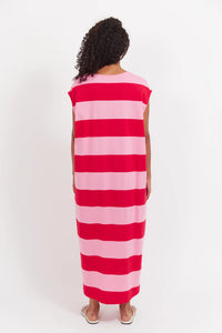 Garnet Jardin Stripe T-Shirt Dress