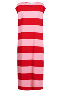 Garnet Jardin Stripe T-Shirt Dress