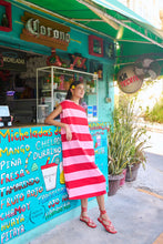 Load image into Gallery viewer, Garnet Jardin Stripe T-Shirt Dress