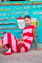Load image into Gallery viewer, Garnet Jardin Stripe T-Shirt Dress