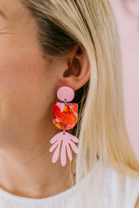 'Jayne' Magical Mop Tops Print Dangle Earrings