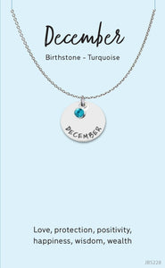 Birthstone Jewellery Card - Assorted