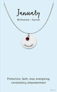 Birthstone Jewellery Card - Assorted