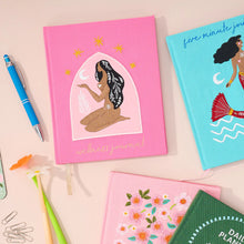Load image into Gallery viewer, Wellness A5 Journal with Embroidered Woman