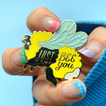 Load image into Gallery viewer, Just Bee You Enamel Pin - Erstwilder