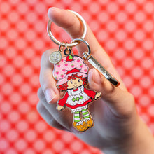 Load image into Gallery viewer, Sweet Strawberry Shortcake Enamel Key Ring - Erstwilder x Strawberry Shortcake