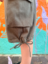 Load image into Gallery viewer, Khaki Cargo Utility Capris - By Frankie