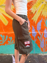 Load image into Gallery viewer, Khaki Cargo Utility Capris - By Frankie