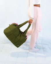 Load image into Gallery viewer, Khaki Marshmallow Midi Tote