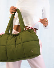 Load image into Gallery viewer, Khaki Marshmallow Midi Tote