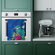 Load image into Gallery viewer, Kingfisher Microfibre Tea Towel