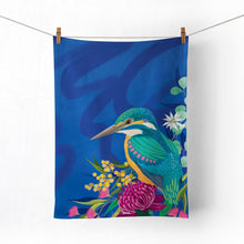 Load image into Gallery viewer, Kingfisher Microfibre Tea Towel