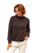 Load image into Gallery viewer, Chocolate Klasik Alpaca Mix Knit Sweater
