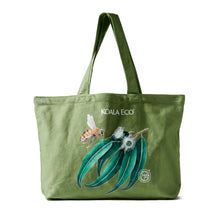 Load image into Gallery viewer, Green Botanical Tote - Koala Eco