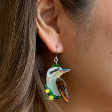 Load image into Gallery viewer, Kirby the Kookaburra Drop Earrings - Erstwilder Australiana