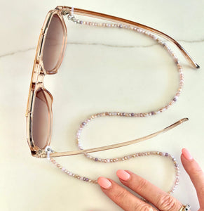 Pink Crystal Mix Kristy Sunglass Chain
